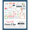 Висічки Echo Park Frames & Tags Little Dreamer Girl 33/Pkg
