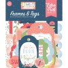Висічки Echo Park Frames & Tags Little Dreamer Girl 33/Pkg