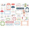 Висічки Echo Park Frames & Tags Little Dreamer Girl 33/Pkg