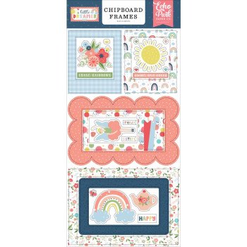  Наліпки з чіпборду Echo Park Little Dreamer Girl Frames 15*33см