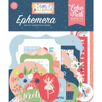 Висічки Echo Park Icons Little Dreamer Girl 33/Pkg