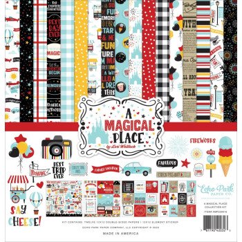 Набір паперу 30*30см Echo Park A Magical Place 12/Pkg