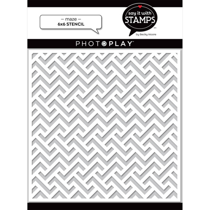  Трафарет PhotoPlay Say It With Maze