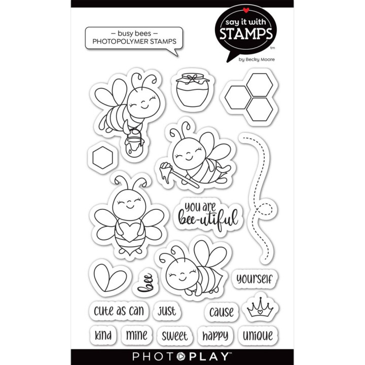 Штампи PhotoPlay Say It With Busy Bees