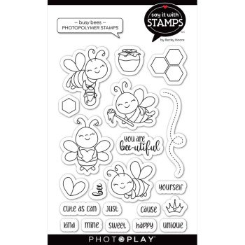 Штампи PhotoPlay Say It With Busy Bees