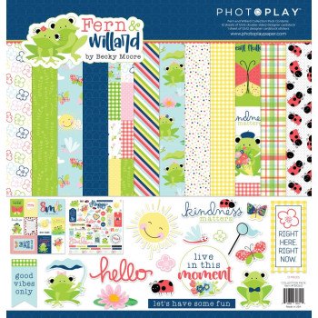 Набір паперу 30*30см PhotoPlay Fern & Willard 12/Pkg