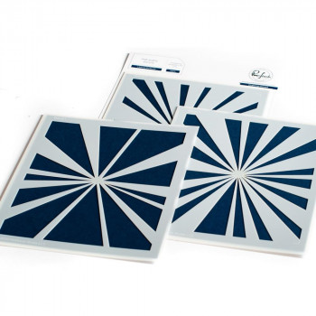 Трафарет Pinkfresh Studio Sunburst 3/Pkg