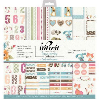 Висічки Crafter's Companion Nitwits Die-Cut Topper Pad Pawsitivity