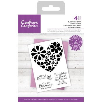 Штампи Crafter's Companion Abstract Blooming Heart