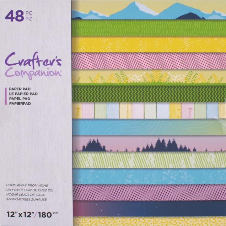 Набір паперу 30*30см Crafter's Companion Home Away From Home 48/Pkg