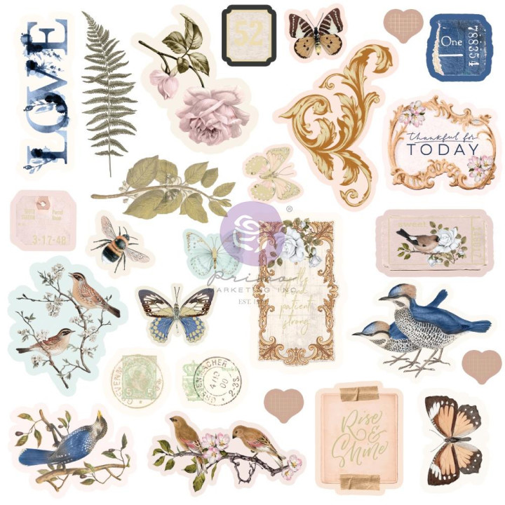 Висічки Prima Nature Lover Cardstock Ephemera 27/Pkg