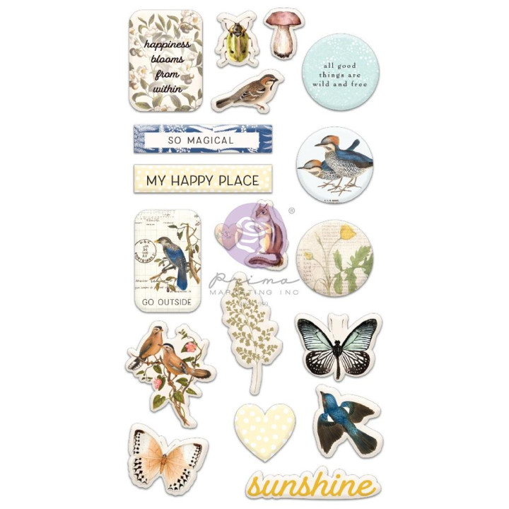 Наліпки Puffy Prima Nature Lover 19/Pkg