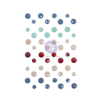 Кристали Prima Dots Julie Nutting Frayed Denim Say It In Crystals 48/Pkg