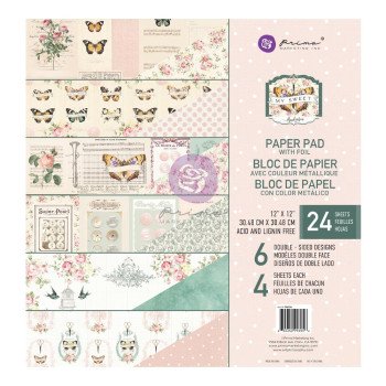 Набір паперу 30*30см Prima My Sweet By Frank Garcia 24/Pkg