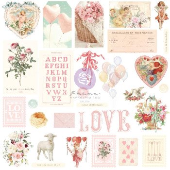 Висічки Prima Magic Love By Frank Garcia Cardstock Ephemera 29/Pkg