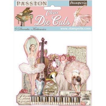 Висічки Clear Die-Cuts Stamperia Passion