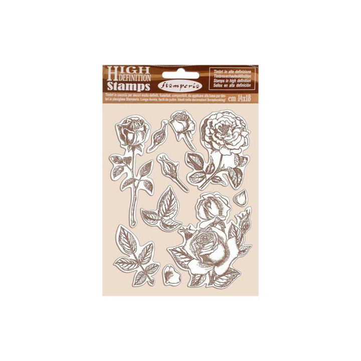 Штампи Stamperia Rose, Passion 14*18см