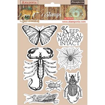 Штампи Stamperia Butterfly, Amazonia 14*18см