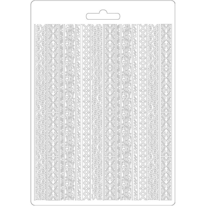  Молд Stamperia Soft Maxi A5 Tribal, Amazonia