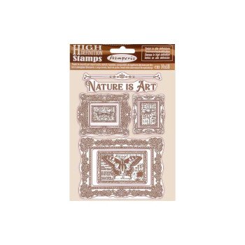 Штампи Stamperia Nature Is Art Frames, Atelier Des Arts 14*18см