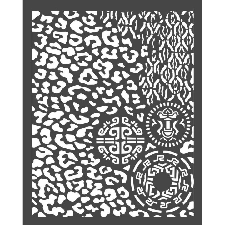  Трафарет Stamperia Animalier W/Tribals, Amazonia