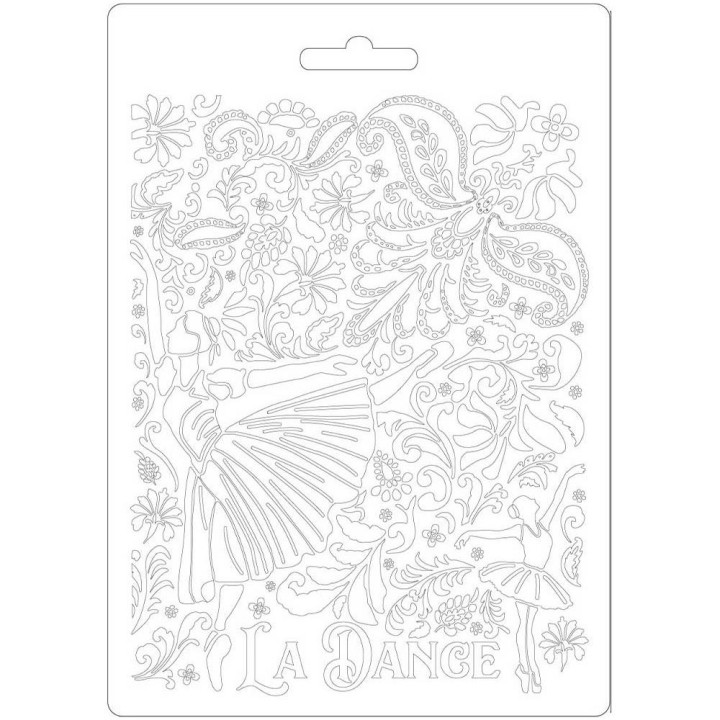  Молд Stamperia Soft Maxi A5 Dancer, Passion