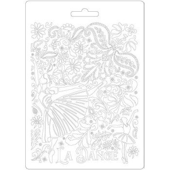 Молд Stamperia Soft Maxi A5 Dancer, Passion