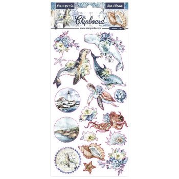 Чіпборд Stamperia Sea Dream, Romantic 15*30см