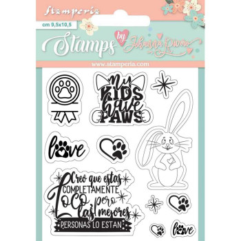 Штампи Stamperia Rabbit, Circle Of Love 5*10,5см