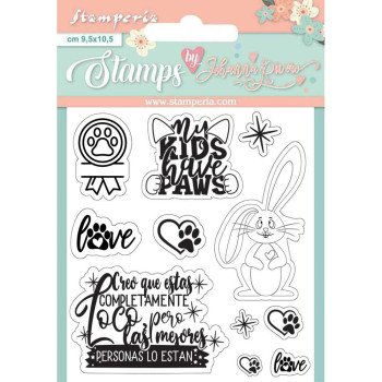 Штампи Stamperia Rabbit, Circle Of Love 5*10,5см