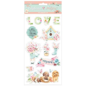 Чіпборд Stamperia Circle Of Love 15*30см