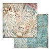 Набір паперу 20*20см Stamperia Passion 10/Pkg