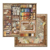 Набір паперу 20*20см Stamperia Atelier Des Arts 10/Pkg