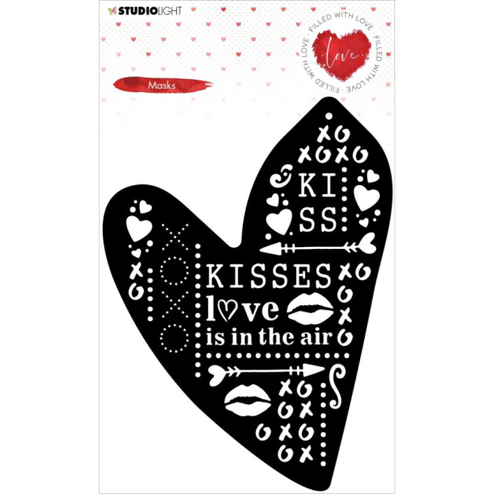  Трафарет Studio Light Filled With Love NR. 57