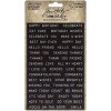Наліпки Tim Holtz Idea-Ology Sentiments Label Stickers 68/Pkg