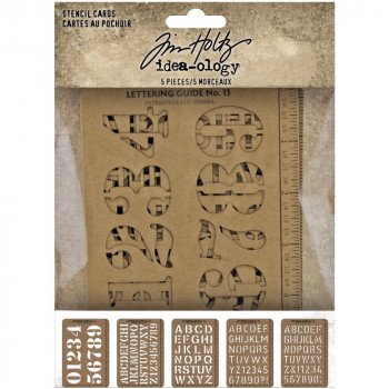 Трафарет Tim Holtz Idea-Ology Stencil Cards 10*14см