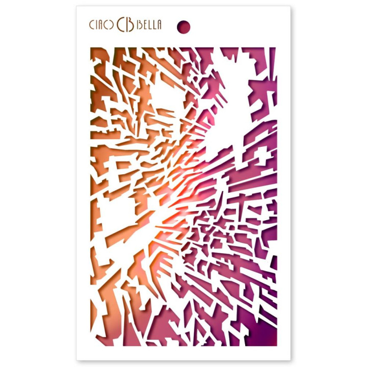  Трафарет Ciao Bella Bad Girls Texture Stencil Irregular