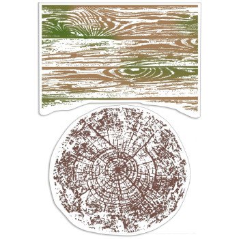 Штамп Ciao Bella Stamping Art Woodgrain