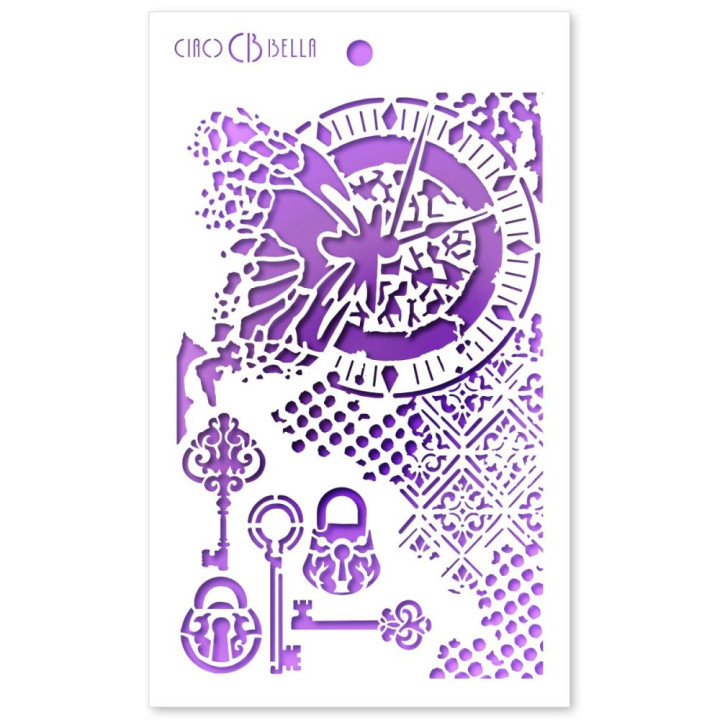  Трафарет Ciao Bella Bad Girls Texture Stencil Unstoppable