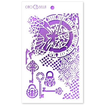 Трафарет Ciao Bella Bad Girls Texture Stencil Unstoppable