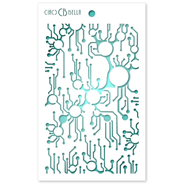  Трафарет Ciao Bella Bad Girls Texture Stencil Metro