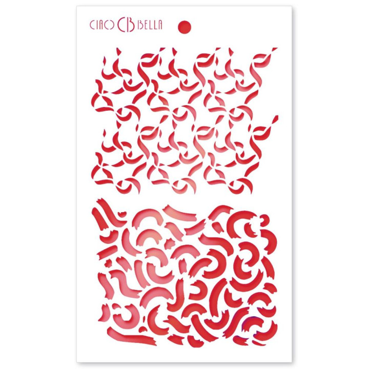 Трафарет Ciao Bella Art Texture Stencil Ribbons