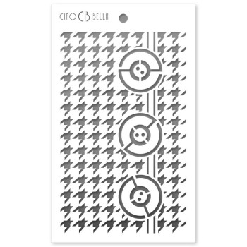 Трафарет Ciao Bella Art Texture Stencil Pied de poule