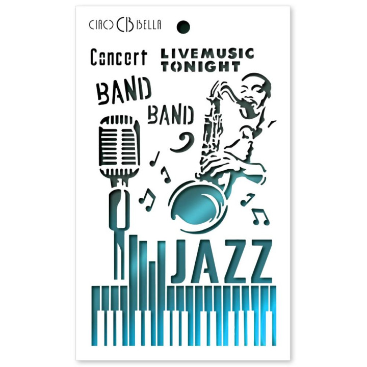  Трафарет Ciao Bella Bad Girls Texture Stencil Jazz
