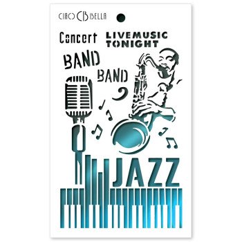 Трафарет Ciao Bella Bad Girls Texture Stencil Jazz