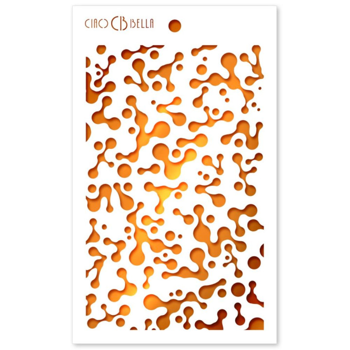 Трафарет Ciao Bella Art Texture Stencil Abstract Dots