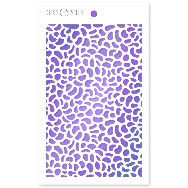 Трафарет Ciao Bella Art Texture Stencil Cross Animal Dots