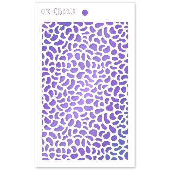 Трафарет Ciao Bella Art Texture Stencil Cross Animal Dots