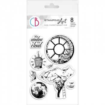 Штамп Ciao Bella Art Windows In The Cloud