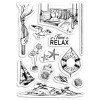 Штамп Ciao Bella Art It's Time To Relax